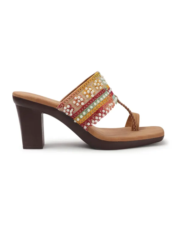 Multi_Synthetic_Casual_3_inch__Heel_Sandal_For_Women