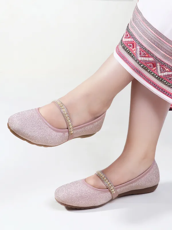 Glitter_Ballerina_Flats_with_Embellished_Strap_and_Soft_Cushioned_Insole_for_Women