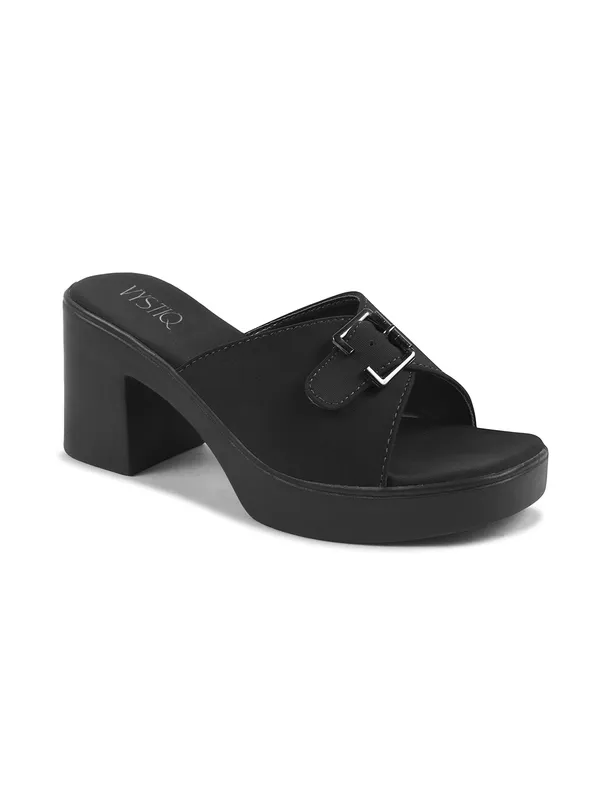 Black_Synthetic_Casual_3_inch_Heel_Sandal_For_Women