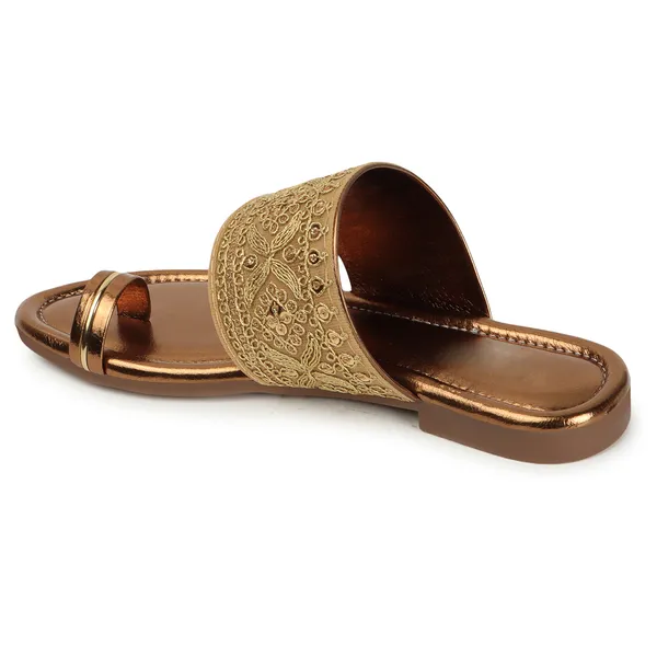 Stylish_Embellished_Ethnic_Flats_sandal_with_Textured_Strap_and_Comfortable_Slip-On_Design_for_Women