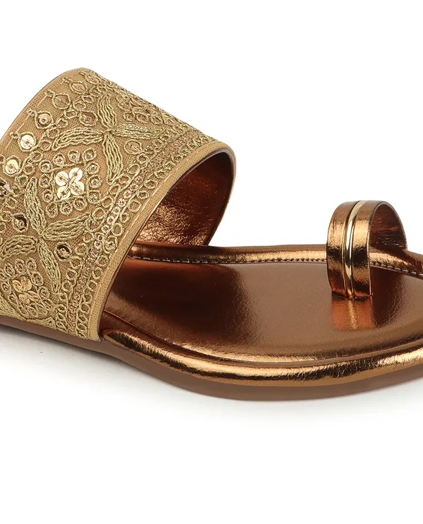 Stylish_Embellished_Ethnic_Flats_sandal_with_Textured_Strap_and_Comfortable_Slip-On_Design_for_Women