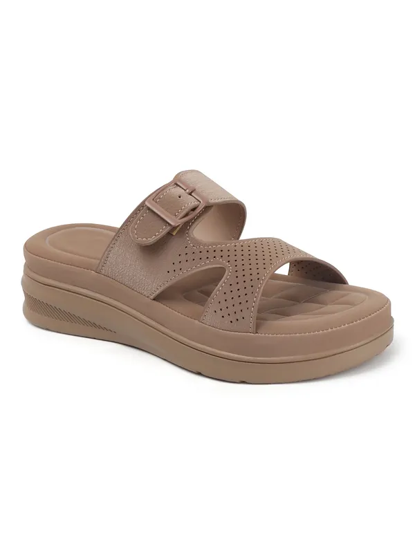 Slide_Women_Sandals_with_Perforated_Upper_and_Buckle_Detail_for_All-Day_Comfort