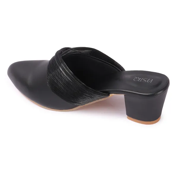 Trendy_Block_Heel_Mules_for_Women_with_Quilted_Band_Design_and_Comfortable_Soft_Cushion_Insole