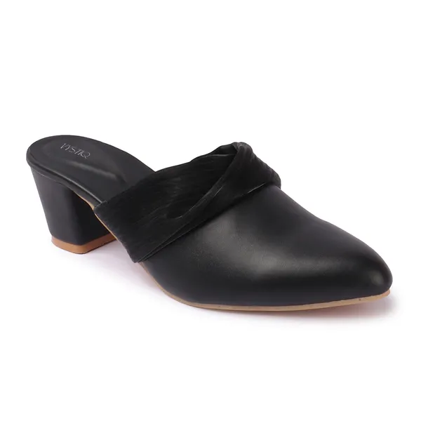 Trendy_Block_Heel_Mules_for_Women_with_Quilted_Band_Design_and_Comfortable_Soft_Cushion_Insole