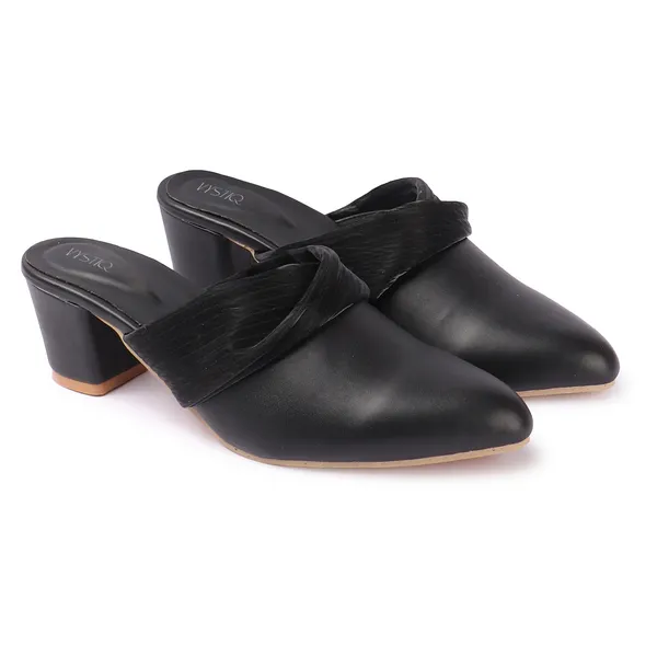 Trendy_Block_Heel_Mules_for_Women_with_Quilted_Band_Design_and_Comfortable_Soft_Cushion_Insole