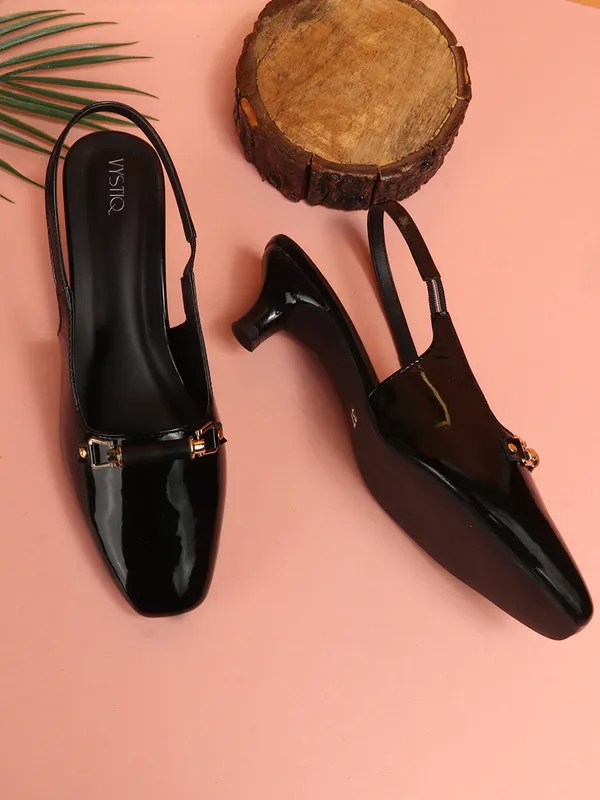 Elegant_Slingback_Block_Heels_for_Women_with_Shiny_Finish_and_Metal_Buckle_Detailing