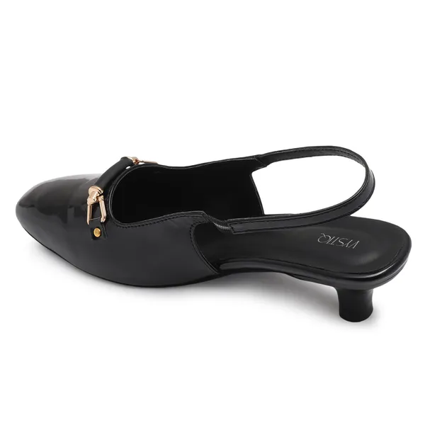 Elegant_Slingback_Block_Heels_for_Women_with_Shiny_Finish_and_Metal_Buckle_Detailing
