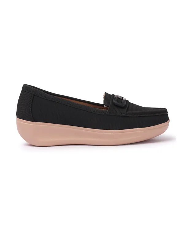 Black_Knit_Fabric_Casual_1.5_inch__Loafers_For_Women