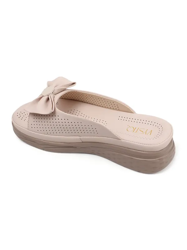 Cream_Synthetic_Casual_2_inch_Heel_Sandals_For_Women