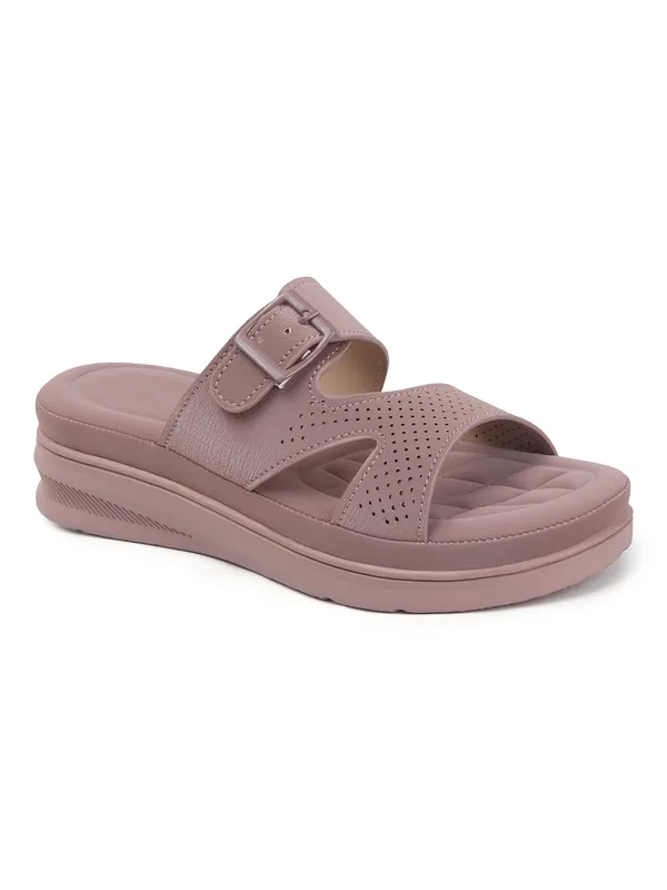 Slide_Women_Sandals_with_Perforated_Upper_and_Buckle_Detail_for_All-Day_Comfort