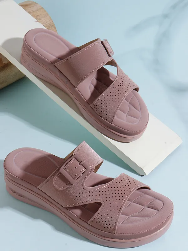 Slide_Women_Sandals_with_Perforated_Upper_and_Buckle_Detail_for_All-Day_Comfort