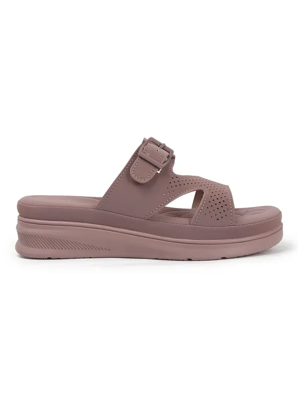 Slide_Women_Sandals_with_Perforated_Upper_and_Buckle_Detail_for_All-Day_Comfort