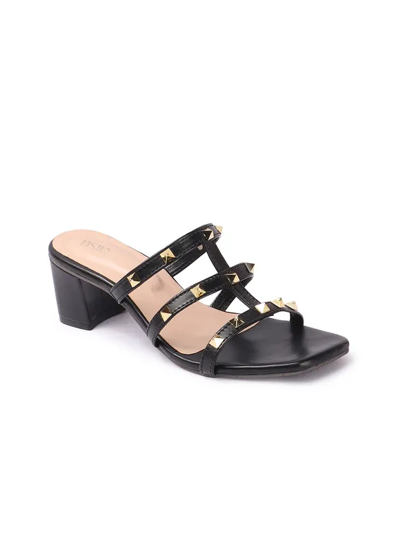 Elegant_Block_Heels_for_Women_with_Gold_Stud_Straps_and_Comfortable_Cushion_Footbed
