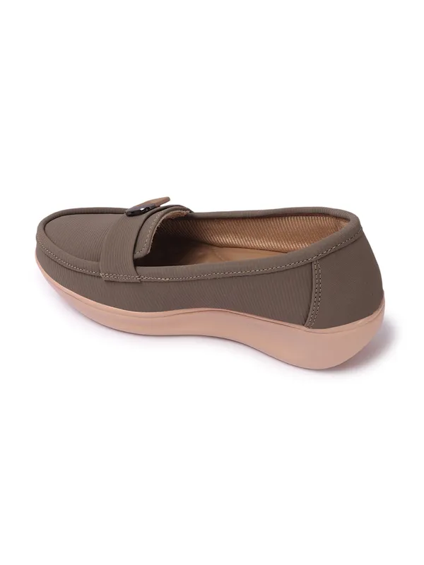 Brown_Knit_Fabric_Casual_Loafers_For_Women__1.5_inch_Loafers_heel
