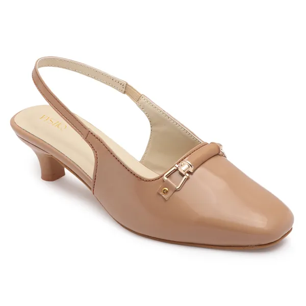 Elegant_Slingback_Block_Heels_for_Women_with_Shiny_Finish_and_Metal_Buckle_Detailing