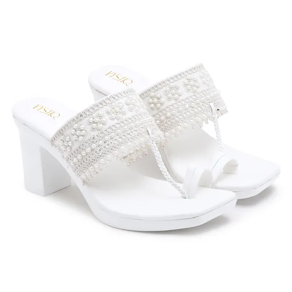 White_Synthetic_Casual_3_inch_Heel_Sandal_For_Women