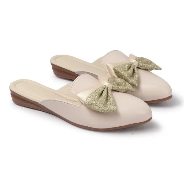 Elegant_Flat_Mules_for_Women_with_Golden_Bow_Accent_and_Soft_Cushioned_Insole_for_Daily_Comfort