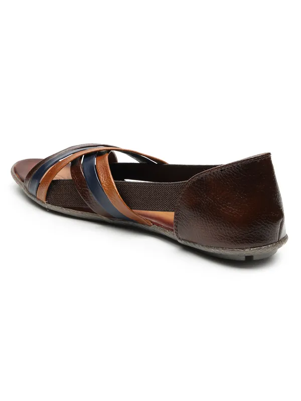 Stylish_Brown-Woven_Leather_Look_Open-Toe_Flats_for_Women_with_Comfort_Fit_and_Elegant_Design
