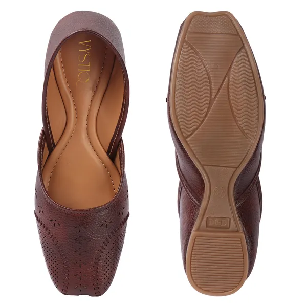 Traditional_handcrafted_leather_juttis_1.5_inch_Heel_featuring_a_square_toe_design,_intricate_perforations,_and_a_rich_brown_finish_for_ethnic_elegance.