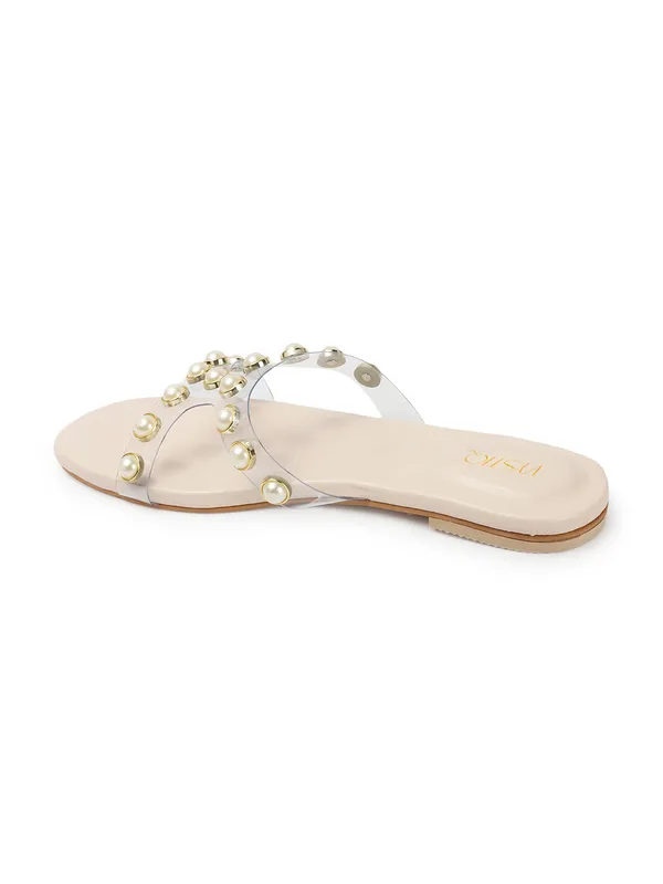 Elegant_slip-on_sandals_with_pearl-studded_soft_padded_insole,_and_large_decorative_front.