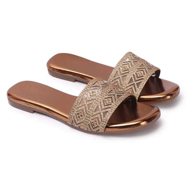 Stylish_Embellished_Ethnic_Flats_sandal_with_Textured_Strap_and_Comfortable_Slip-On_Design_for_Women