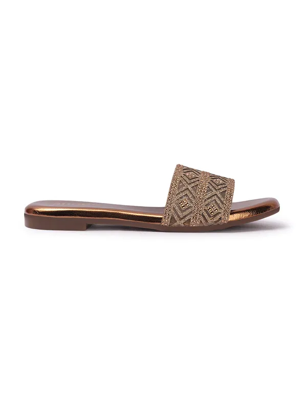 Stylish_Embellished_Ethnic_Flats_sandal_with_Textured_Strap_and_Comfortable_Slip-On_Design_for_Women