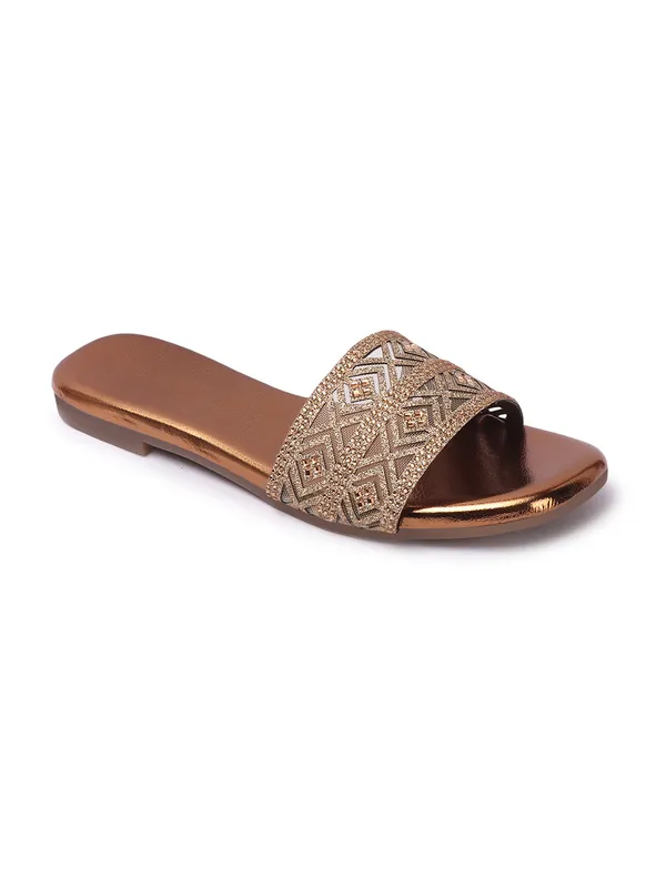 Stylish_Embellished_Ethnic_Flats_sandal_with_Textured_Strap_and_Comfortable_Slip-On_Design_for_Women