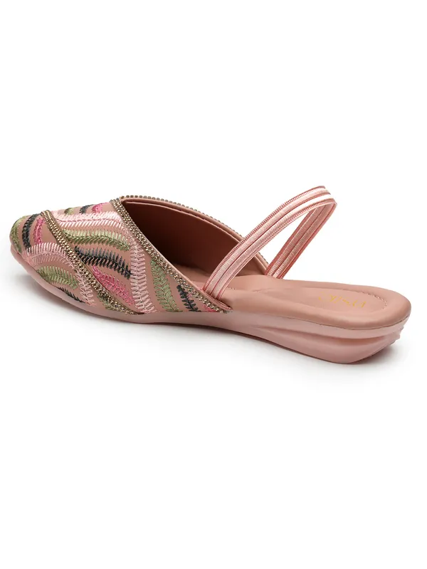 Trendy_Embroidered_Ethnic_Flats_for_Women_with_Slingback_Design_and_Comfortable_Padded_Insole