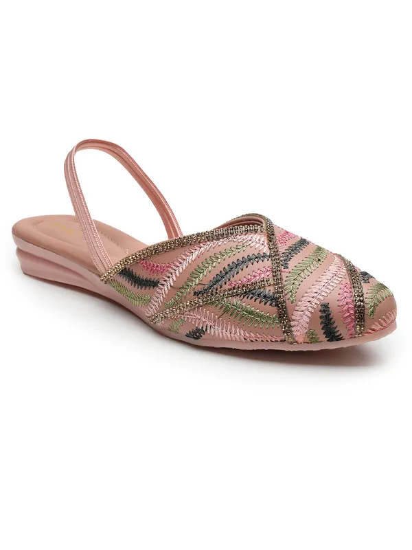 Trendy_Embroidered_Ethnic_Flats_for_Women_with_Slingback_Design_and_Comfortable_Padded_Insole