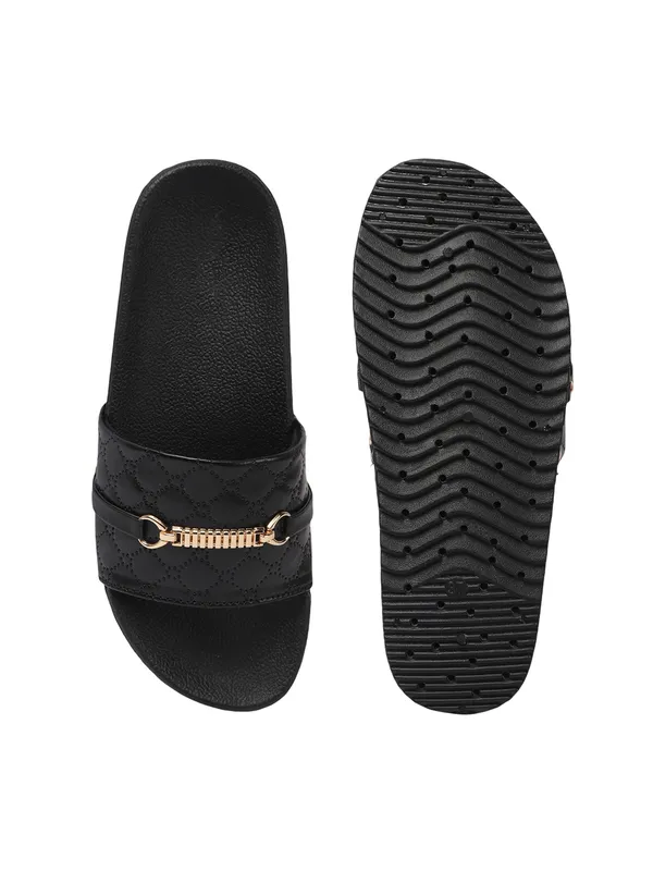 Trendy_Platform_Flats_for_Women_with_Gold_Chain_Detail_and_Comfortable_Slip-On_Design