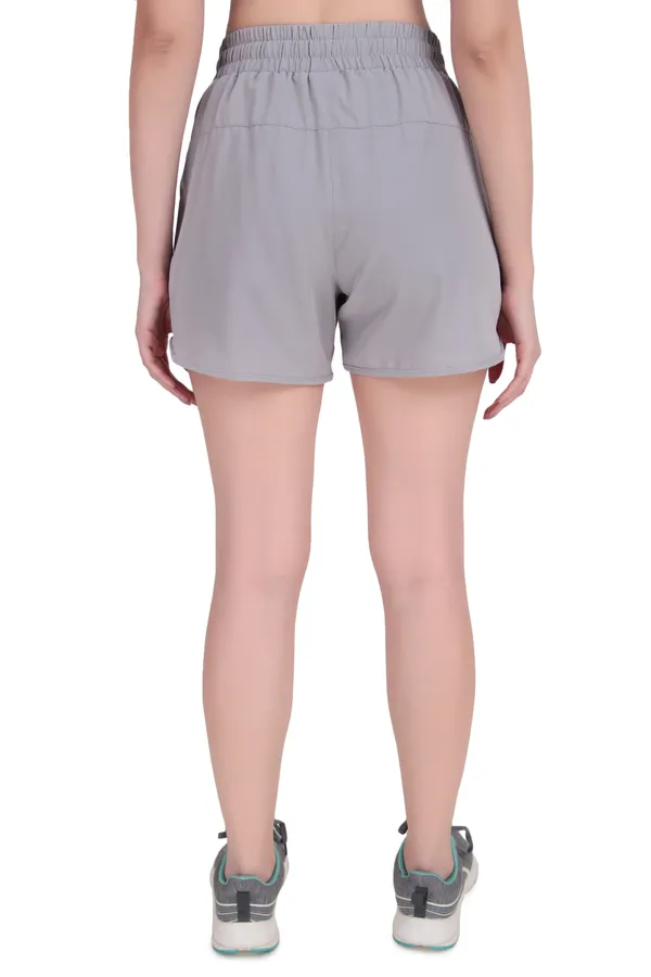 Light_Grey_Solid_Shorts_For_Women