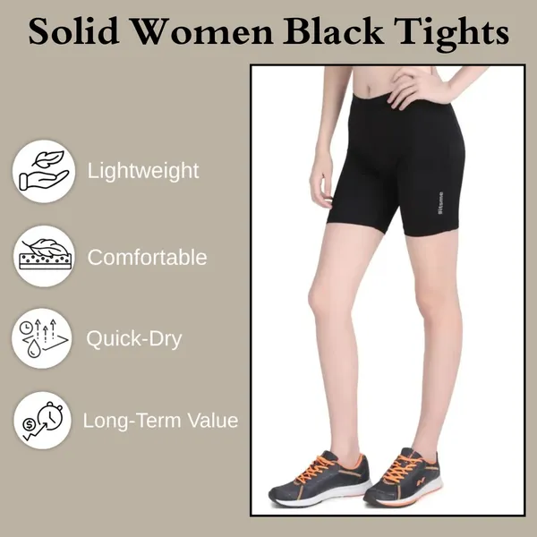 Black_Polyester_&_Ns_Lycra_Cycling_Shorts_For_Women