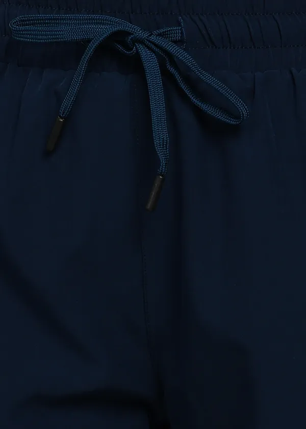 Airforce_Blue_Solid_Shorts_For_Women