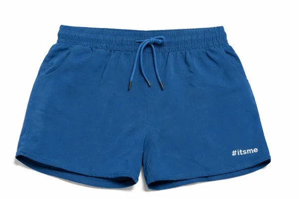 Royal_Blue_Polyester_&_Ns_Lycra_Solid_Shorts_For_Women
