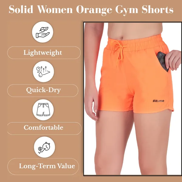 Orange_Polyester_&_Ns_Lycra_Solid_Shorts_For_Women
