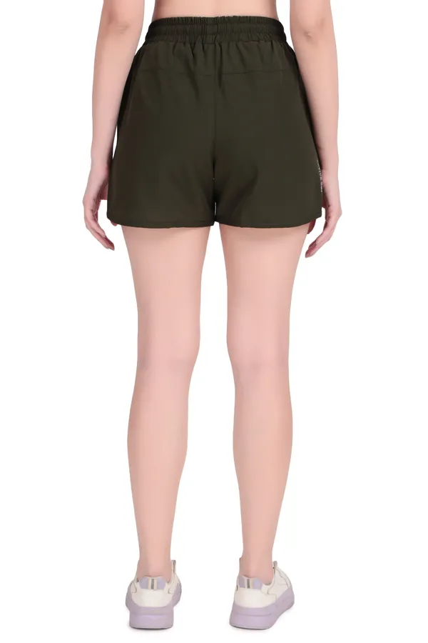 Green_Polyester_&_Ns_Lycra_Solid_Shorts_For_Women
