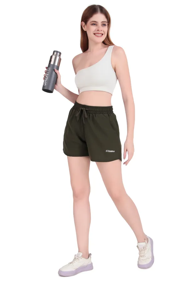 Green_Polyester_&_Ns_Lycra_Solid_Shorts_For_Women