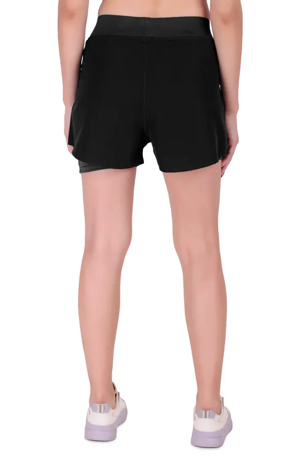 Black_Polyester_&_Ns_Lycra_2_In_1_Compression_Shorts_For_Women