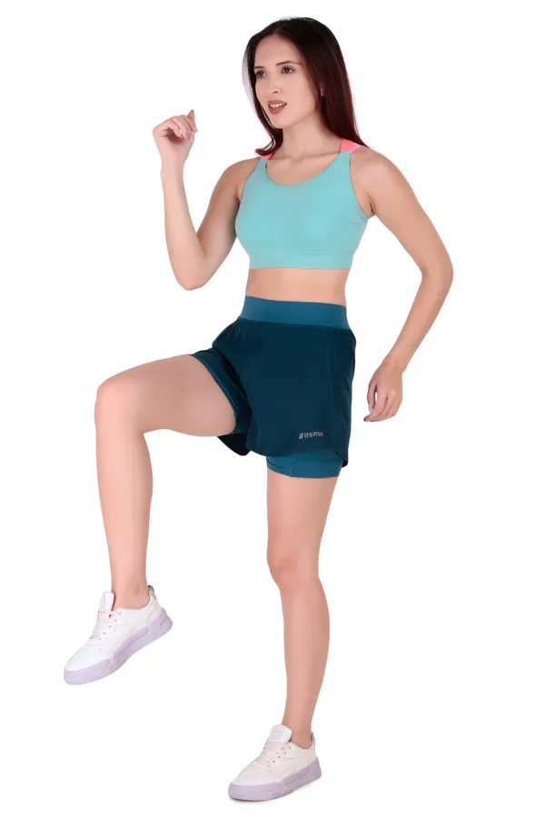 Airforce_Blue_Polyester_&_Ns_Lycra_2_In_1_Compression_Shorts_For_Women
