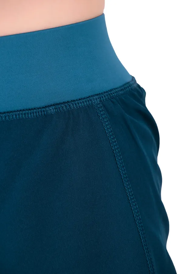 Airforce_Blue_Polyester_&_Ns_Lycra_2_In_1_Compression_Shorts_For_Women