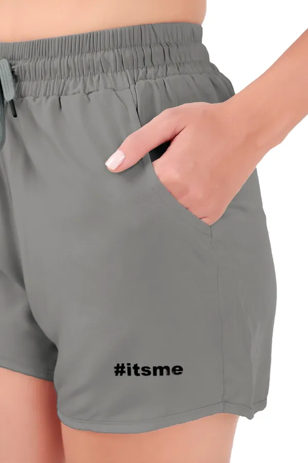 Dark_Grey_Polyester_&_Ns_Lycra_Solid_Shorts_For_Women