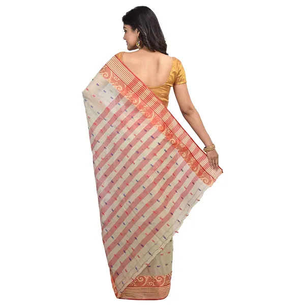 Pure_Cotton_Bengali_Handloom_Tant_Saree_For_Women_wothout_Blouse