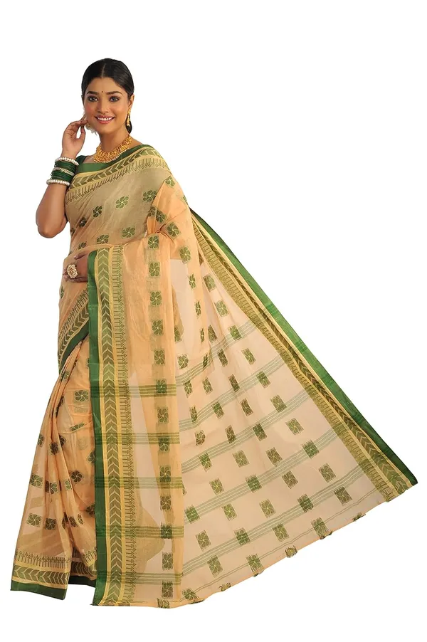 Traditional_Pure_Cotton_Bengal_Handloom_Tant_Saree_-_Without_Blouse_Piece_For_Women