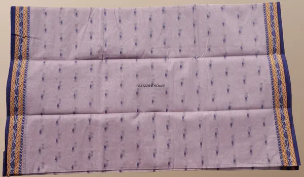 Grey_Rose__Colour_Bengali_100_%_Pure_Cotton_Saree_-_Handloom_Saree_Daily_Wear_Tant_Saree-_Without_Blouse__For_Women_______________