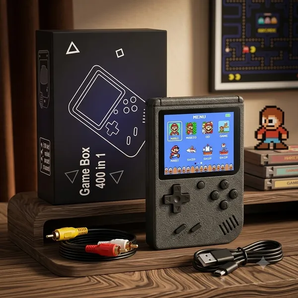 400_In_1_Mini_Video_Game_Toy_For_Kids_-_Portable_Retro_Handheld_Game_Console_With_Rechargeable_Battery_-_Av_Output_Tv_Compatible_-_Color_And_Design_As_Per_Stock_(Modern)_(Classic)