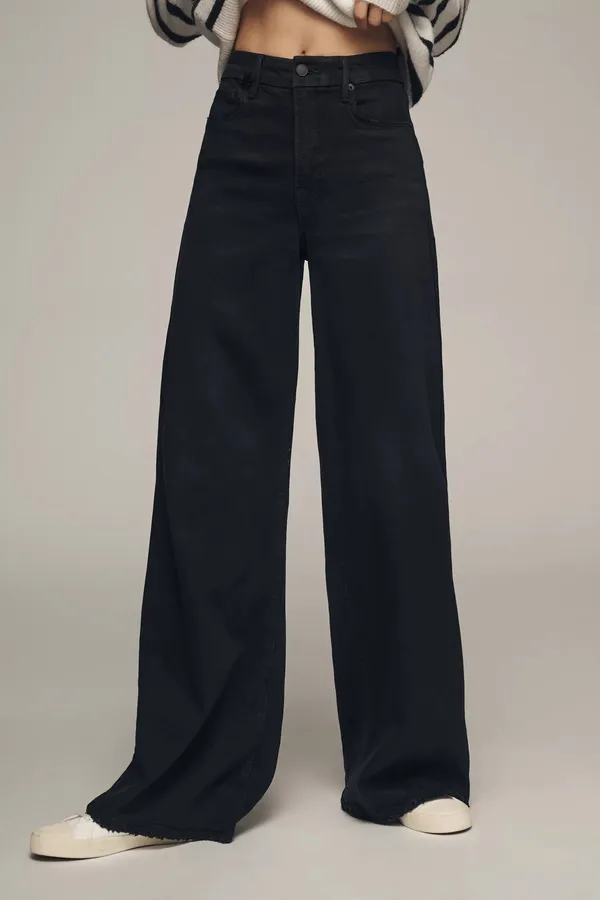 Black_High_Rise_Denim_Blend_Jeans_For_Women