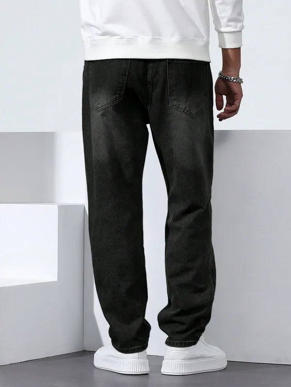 Black_High_Rise_Denim_Jeans_For_Men