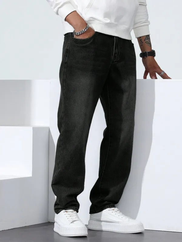 Black_High_Rise_Denim_Jeans_For_Men