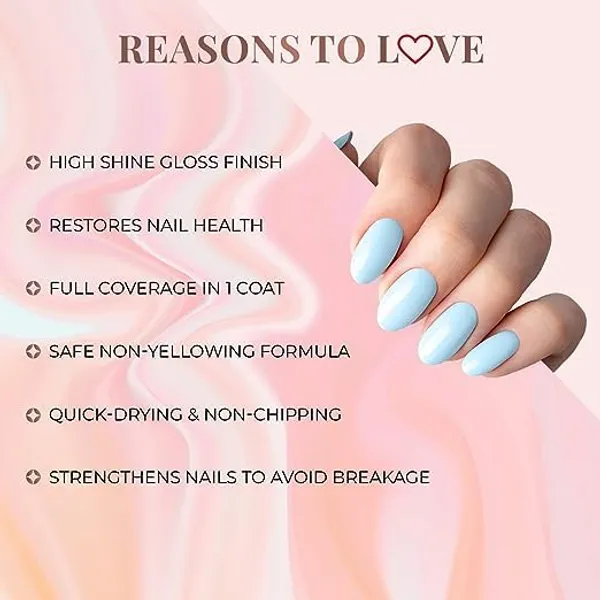 THE_LEAF_STRAWBERRY||_NON_TOXIC_NAIL_POLISH_||_Long_Stay_Gel_Effect_||__10ML