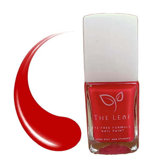 THE_LEAF_STRAWBERRY||_NON_TOXIC_NAIL_POLISH_||_Long_Stay_Gel_Effect_||__10ML